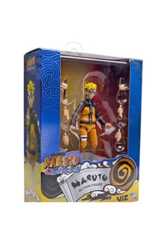 Toynami Naruto Shippuden 4 Inch Poseable Figure Series 1 - Naruto Action Figure -10cm