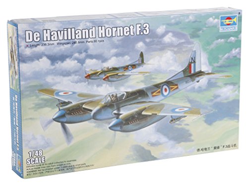 Trumpeter 002894 – 1/48 de Havilland Hornet F3 plástico Maqueta de