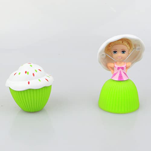 VILLCASE 3 Piezas Mini Cupcake Muñeca Cupcake Princesa Muñeca Sorpresa Cupcake Princesa Juguete para Niños Juegos Divertidos Regalos Y Fiesta