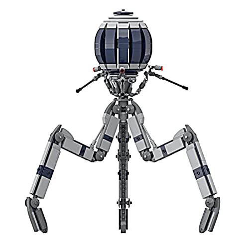 WWEI Modelo de nave espacial Octuptarra Magna Tri-Droid Space Wars, MOC-65366, 589 bloques de construcción compatibles con Lego Star Wars