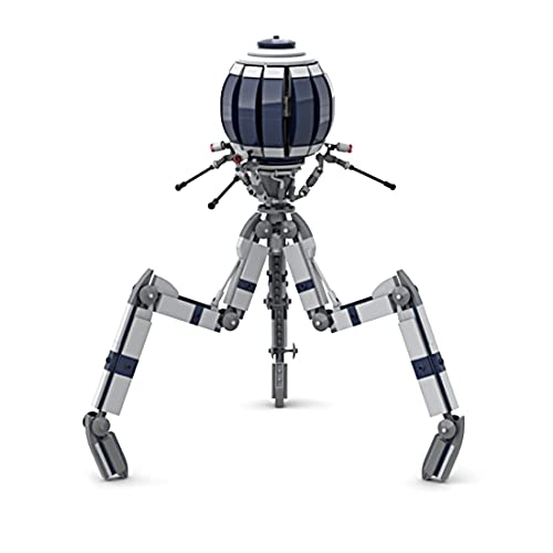 WWEI Modelo de nave espacial Octuptarra Magna Tri-Droid Space Wars, MOC-65366, 589 bloques de construcción compatibles con Lego Star Wars