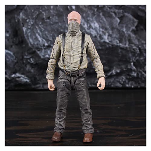 ZJYUUJE Figura de acción Los Muertos vivientes TV 5" Figura de acción Rick Grimes Negan Glenn Michonne Tyreese Maggie Eugene Daryl Dixond Zombie Toys / (Color : 1)