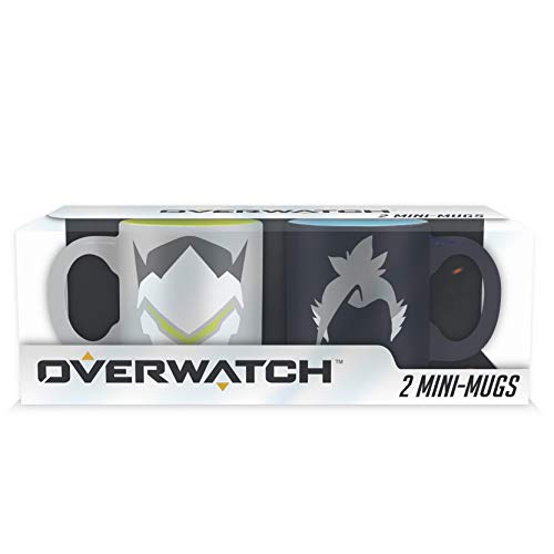 ABYSTYLE - Overwatch - Juego de 2 Mini Tazas - 110 ml - Hanzo y Genji