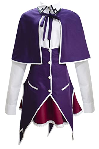 Anime High School Dxd Rias Gremory Cosplay Kostuum Anime Rias Disfraz de Halloween Disfraz (pequeño, morado)