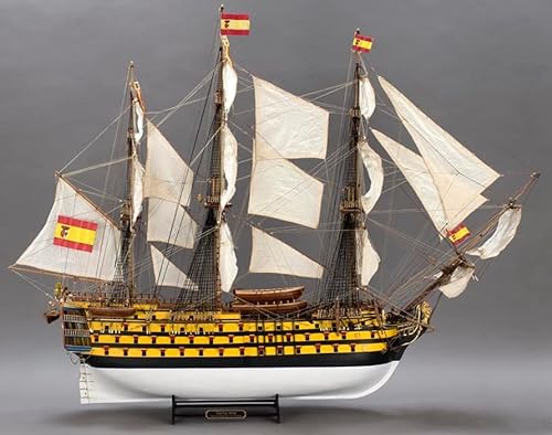 Artesanía Latina - Maqueta de Barco en Madera - Navío de Línea Español, Santa Ana Trafalgar 1805 - Modelo 22905N, Escala 1:84 - Maquetas para Montar - Nivel Experto