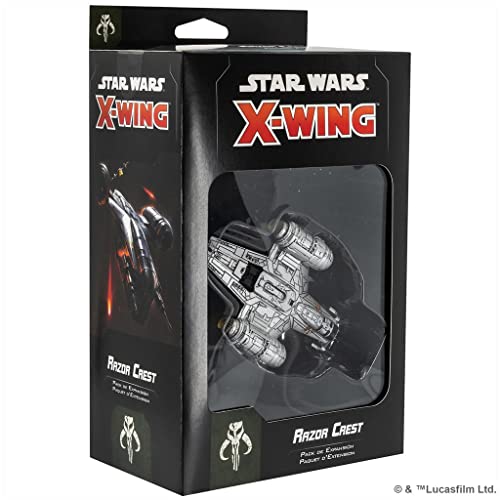 Atomic Mass Games - Fantasy Flight Games Star Wars X - Wing - Razor Crest - Juego de Miniaturas en Español, SWZ90ES
