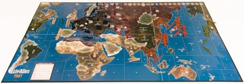 Axis & Allies: 1941,Un juego de mesa de estrategia de la Segunda Guerra Mundial, Renegade Game Studios, juego de guerra épica en 1941, 2-5 jugadores, 1-3 horas de tiempo de juego