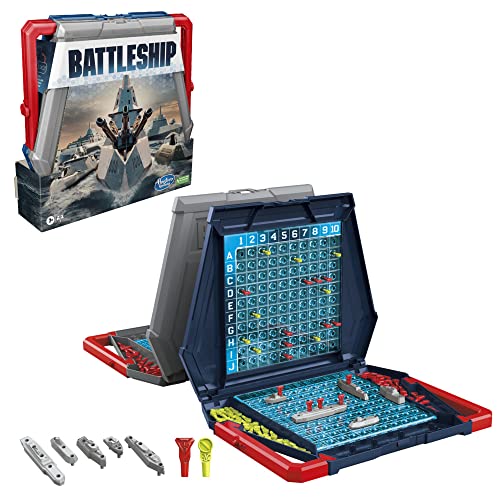 Battleship Juego de mesa clásico, juego de estrategia para niños a partir de 7 años, diversión para 2 jugadores