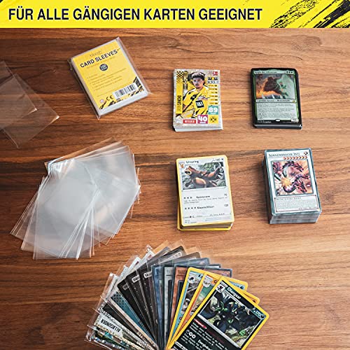 blaash® Fundas para tarjetas | 1000 fundas premium | Fundas transparentes para tarjetas para todas las cartas de juego y coleccionables como YuGiOh, MTG, Match Attax | Penny Soft Sleeves | 67 x 94 mm