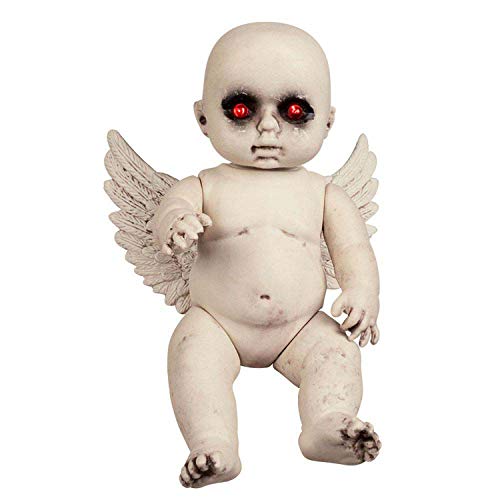 Boland Puppe Muñeca Ángel diabólico, color beige y rojo, 30 cm (72266)