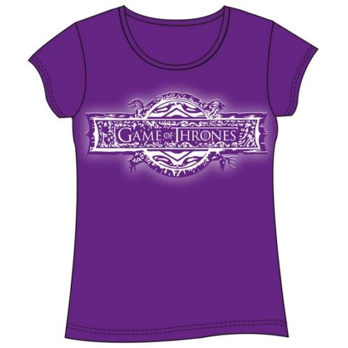 Camiseta Chica Juego de Tronos Logo Talla L