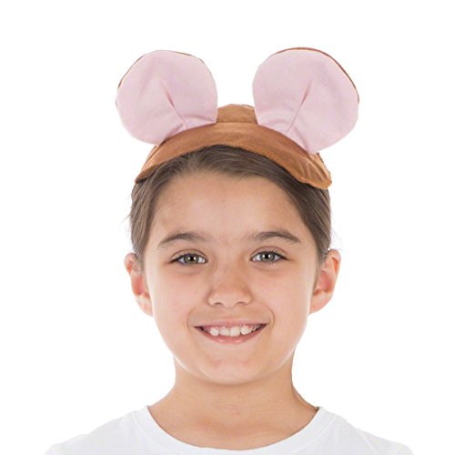 Charlie Crow Juego de orejas de ratón y cola marrón para niños de más de 3 años.
