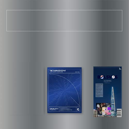 Cravity - The Awakening : Written In The Stars [Take ver.] (1st Album) Album+BolsVos K-POP Webzine (20p), Decorative Stickers, Photocards