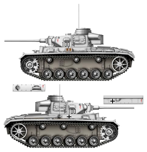Das Werk DW16002 Panzer III Ausf.J 3 en 1 - Escala 1:16 - Construcción de maquetas