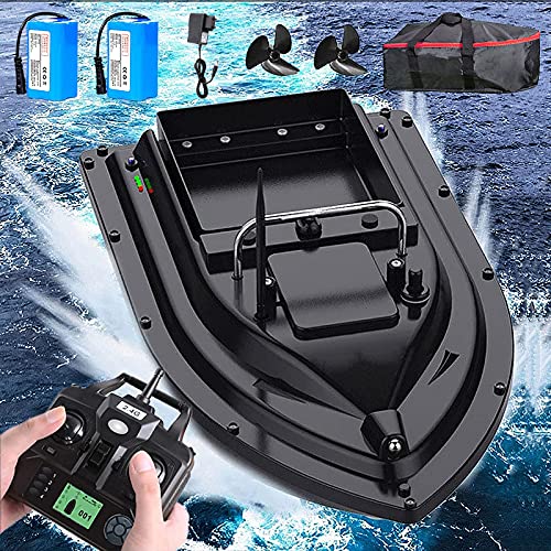 DBMGB Barco de Cebo de Pesca Inteligente, Barco Cebador Pesca con GPS, Barco Cebador Carpfishing para Ríos, Lagos y Piscinas, Carga 2kg, Control Remoto 500m, Crucero de una Sola Tecla