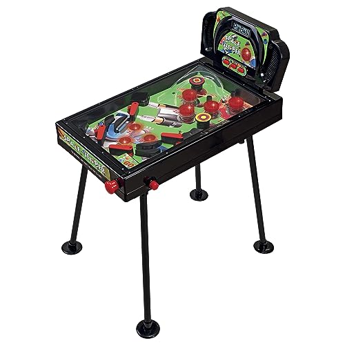 Devessport - Pinball Space Flipper con Patas Fijas 64 x 38 x 88 cm +3 años Efectos de Sonido y Luces