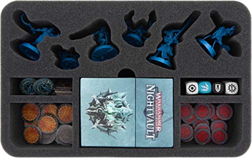 Feldherr HSMEHE050BO Bandeja de Espuma es Compatible con Warhammer Underworlds: Nightvault - Eyes of The Nine