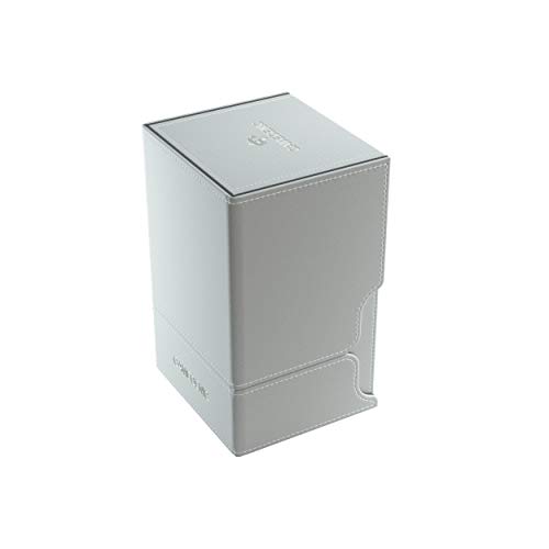 Gamegenic Watchtower 100-Card Convertible Deck Box, White