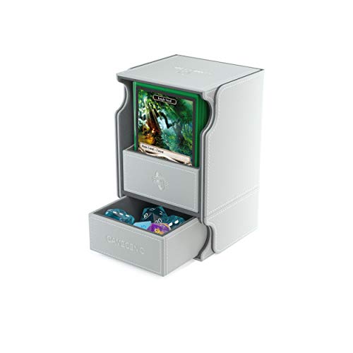 Gamegenic Watchtower 100-Card Convertible Deck Box, White