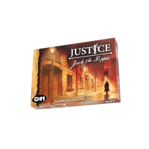 GDM Games (GDMG6 - Justice - Jack The Ripper - Juego de Mesa - Medium Narrative Game - De 3 a 8 Jugadores - a Partir de 14 años. 60 Minutos,GDM2145