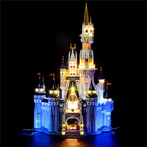 GEAMENT Kit de Luces LED Compatible con Lego 71040 Cenicienta Princesa Castillo La edición de 2016 (Disney Castle)(Juego Lego no Incluido)
