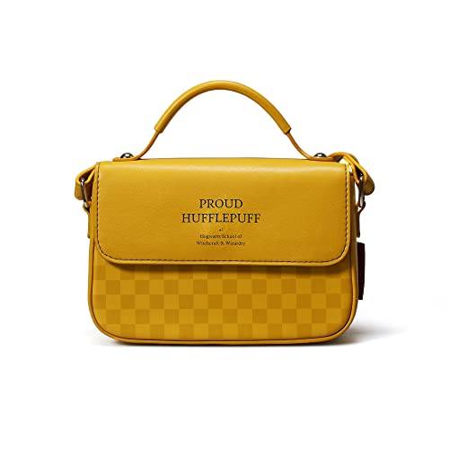 Half Moon Bay Harry Potter Hufflepuff Orgullosas-Orgullo de La Casa-Bolsa Escolar, Unisex Adulto, Amarillo, 17x19x7cm