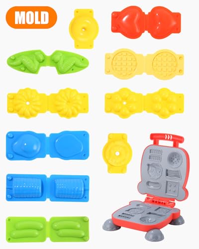 Herramientas Plastilina para Niños,Juego de Plastilina para Niños,Burger Moldes Plastilina para Niños,hamburguesa pasta postre accesorios plástico con bolsa almacenamiento