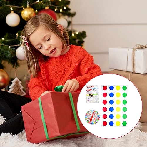 Hilloly Multijugador Twister Juegos,Floor Juego Pad Juegos,Incluye Balance Floor Juego Pad,Ruleta de Juego y Instrucciones,Multijugador Competitivo,Entretenimiento Informal Juegos Interactivos