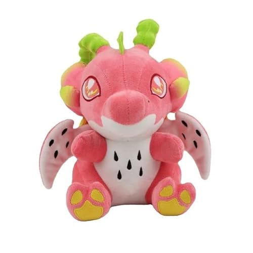 Juego de juguetes de peluche de ardillas cuadradas, figura de acción, regalo de cumpleaños, almohada para cama (rosa, talla única)