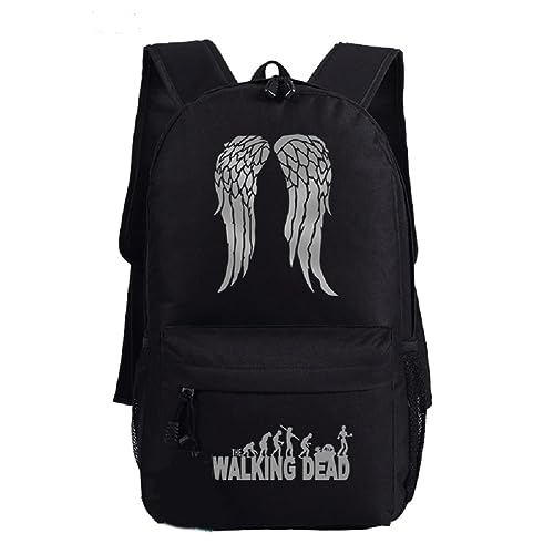 Kostor The Walking Dead Daryl Dixon 2 alas Negro Mochila Bolsa de hombro