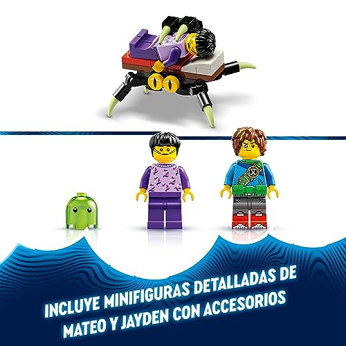 LEGO DREAMZzz 71454 Mateo y Z-Blob, el robot de juguete con figura grande y minifiguras de Jayden