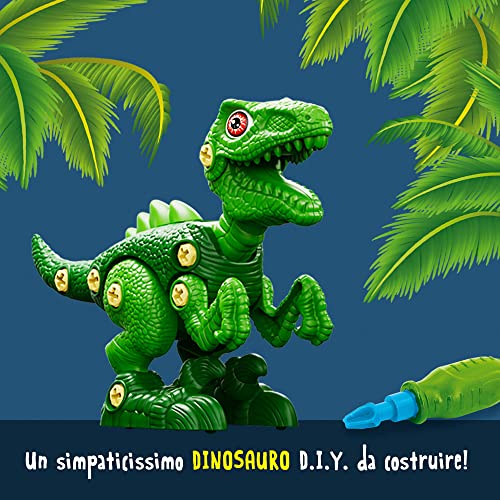 Liscianigiochi I'm a Genius Dino Stem Velociraptor-Juego educativo científico para niños a partir de 5 años (92413), color no aplicable