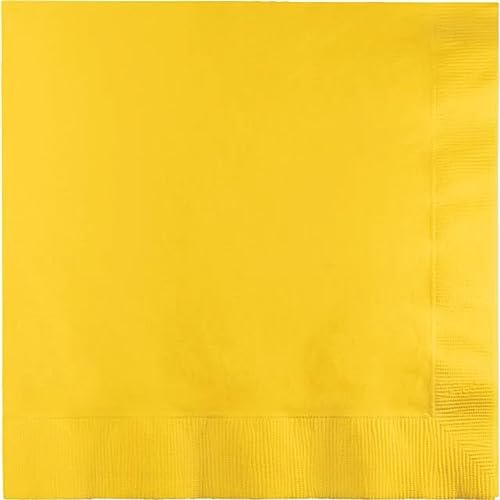 Lunch Napkins 3 ply School Bus Yellow