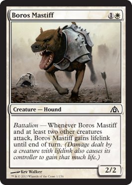 Magic The Gathering - Boros Mastiff (1) - Dragon'S Maze by