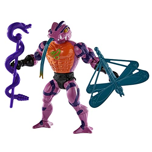 Masters del Universo MOTU Origins Tung Lashor Figura de acción, juguete +6 años (Mattel HKM70)