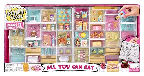 MGA's Miniverse Make It All You Can Eat - Juego de Resina DIY - Réplicas de Comida coleccionables - No comestibles - Adecuado para niños Mayores de 8 años y coleccionistas