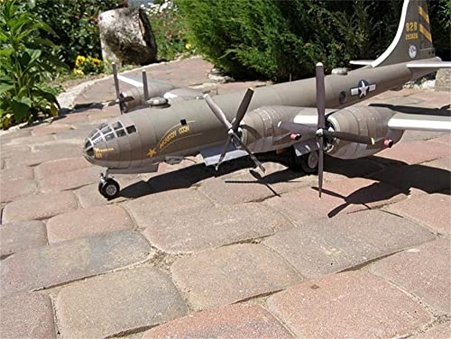 MOUDOAUER DIY B-29 SuperFortress Bomber modelo de papel 1:47, papel de avión, hecho a mano, juego de modelos de avión para colección (kit desmontado)