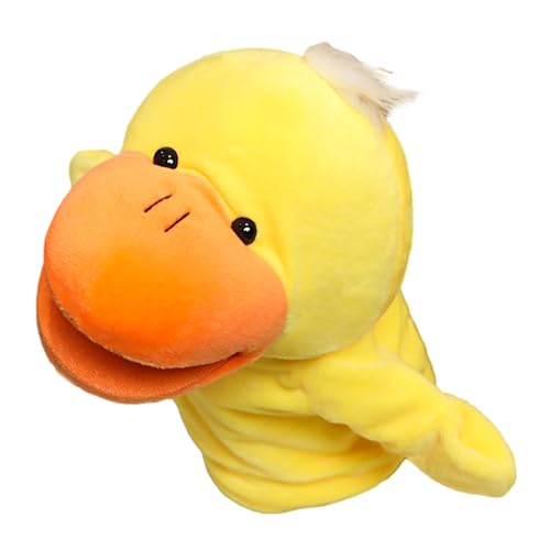 Muñeco de Peluche con Forma de Animal | Animales de Peluche de Marionetas de Mano | Marioneta de Peluche de Animales para niños pequeños para Contar Historias, Grandes Bocas móviles, Lavable, Tela de