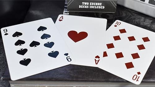 Murphy's Magic Supplies, Inc. Naipes Euchre Loner Hand Jugando a mano por Midnight Cards