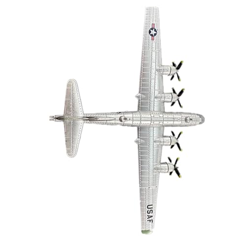 NATEFEMIN Escala 1/300 US B29 B-29 Superfortress Air Fortress Bomber con misil Modelo de avión Modelo de aleación Modelo de avión fundido a presión para colección