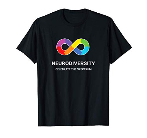 Neurodiversidad Espectro Autista TEA TDAH Infinito Arco Iris Camiseta