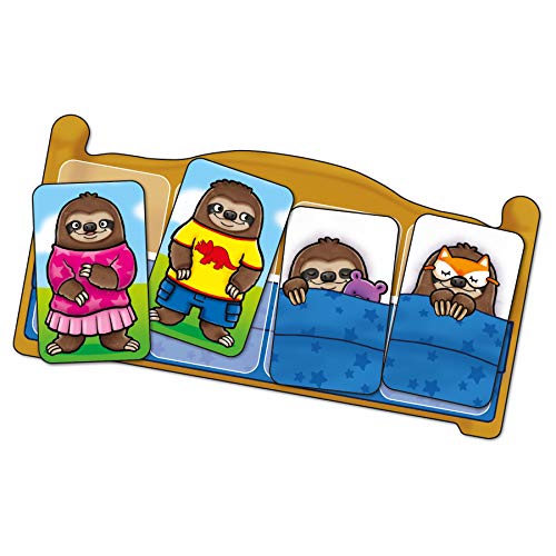 Orchard Toys Sleepy Sloths Game, A Fun Acting and Performing Game, Perfect for Preschoolers, Toddlers, Kids from Age 2+, Educational Game, Ideal Gift