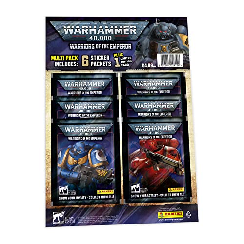 Panini Warhammer Warriors Of The Emperor - Juego de pegatinas (varios unidades)