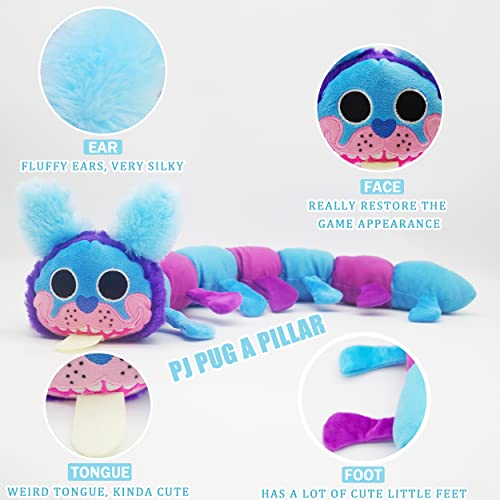 PJ Pug a Pillar Peluche,Poppy Playtime Nuevo Capítulo Nuevo Personaje PJ Pug a Pillar, Niños,Adultos,Fanáticos de los Juegos,Lindas Almohadas,Decoración