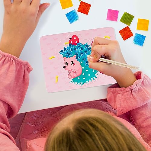 Poke pintura para niños, Poke Art DIY Toys pintura a mano para niños rompecabezas creativos puntuación pintura infantil Infinite Dream pintado a mano DIY princesa dress-up pegatinas libro juguetes