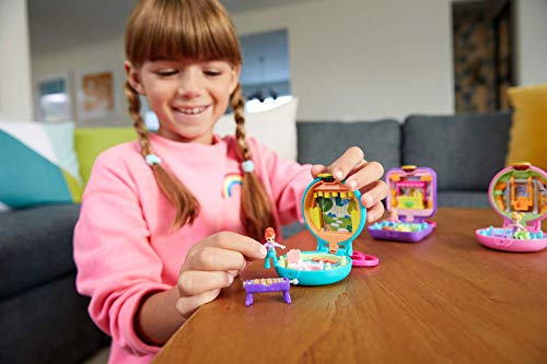 Polly Pocket- Vamos de Barbacoa Mini Cofre con Muñecas y Accesorios (Mattel GKJ43) , color/modelo surtido