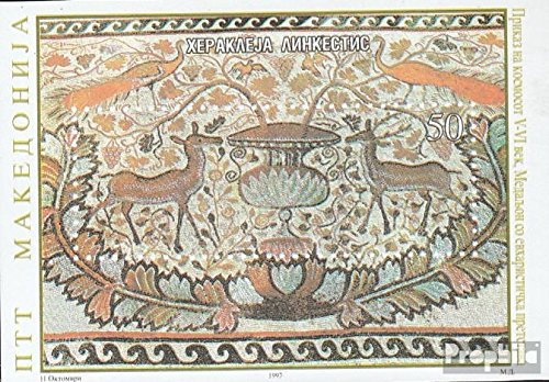 Prophila Collection Macedonia Bloque 5 (Completa.edición.) 1997 Arqueológico Descubrimiento (Sellos para los coleccionistas) Cultura