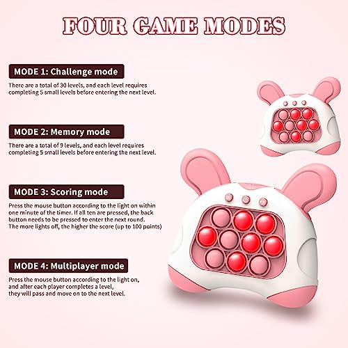 Push Bubble Puzzle Games, Consola de Juegos Push Bubbles Breakthrough Puzzle Game Machine Controller Fidget Toys Descompresión Rompecabezas Máquina de Juego para Niños y Adultos