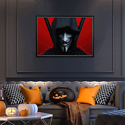 Puzzle 1000 Piezas para Adultos, Puzzle Película V Vendetta, Pequeña Mini Rompecabezas Juego Educativo para Adolescentes Rompecabezas de Desafío de Vacaciones 38X26cm