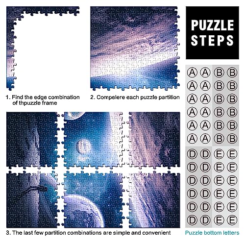 Puzzle para Adultos Outerspace Puzzle de 1000 Piezas Puzzle de Madera Apto para Adultos Diseño Atrevido Tamaño: 38x52cm